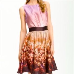 Ted Baker dandelion skater dress pink size 0